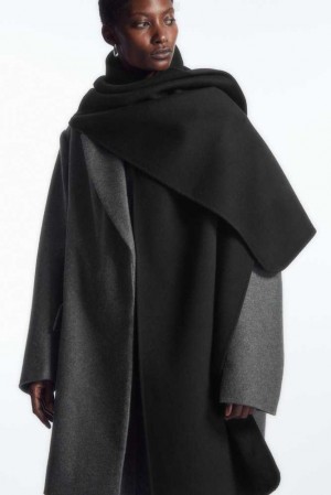 Women's COS Oversized Double-Faced Wool Scarf | 8207LXMCZ