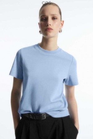 Women's COS The Clean Cut T-Shirt T-Shirt | 0395AZSYD