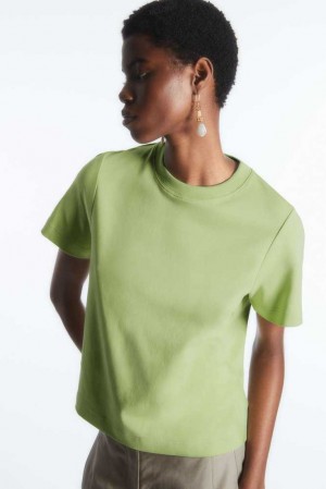 Women's COS The Clean Cut T-Shirt T-Shirt | 8925APWNU