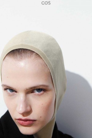 Women's COS The Knitted Balaclava Scarf | 1730FEXUL