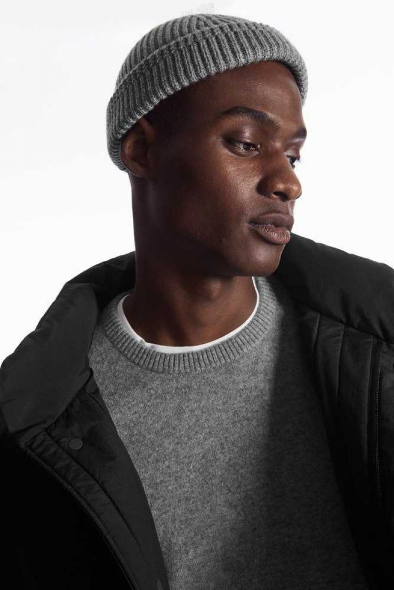 Men's COS Short Merino Wool Beanie | 9083MXTWP