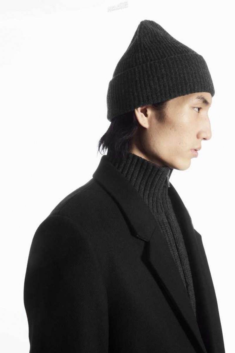 Men\'s COS Wool Beanie | 2784PAEFD