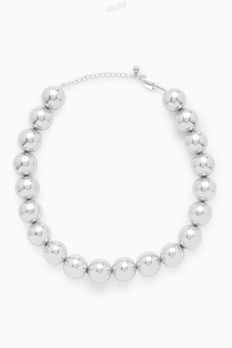 Women's COS Chunky Beaded Necklace | 8269ANLOZ