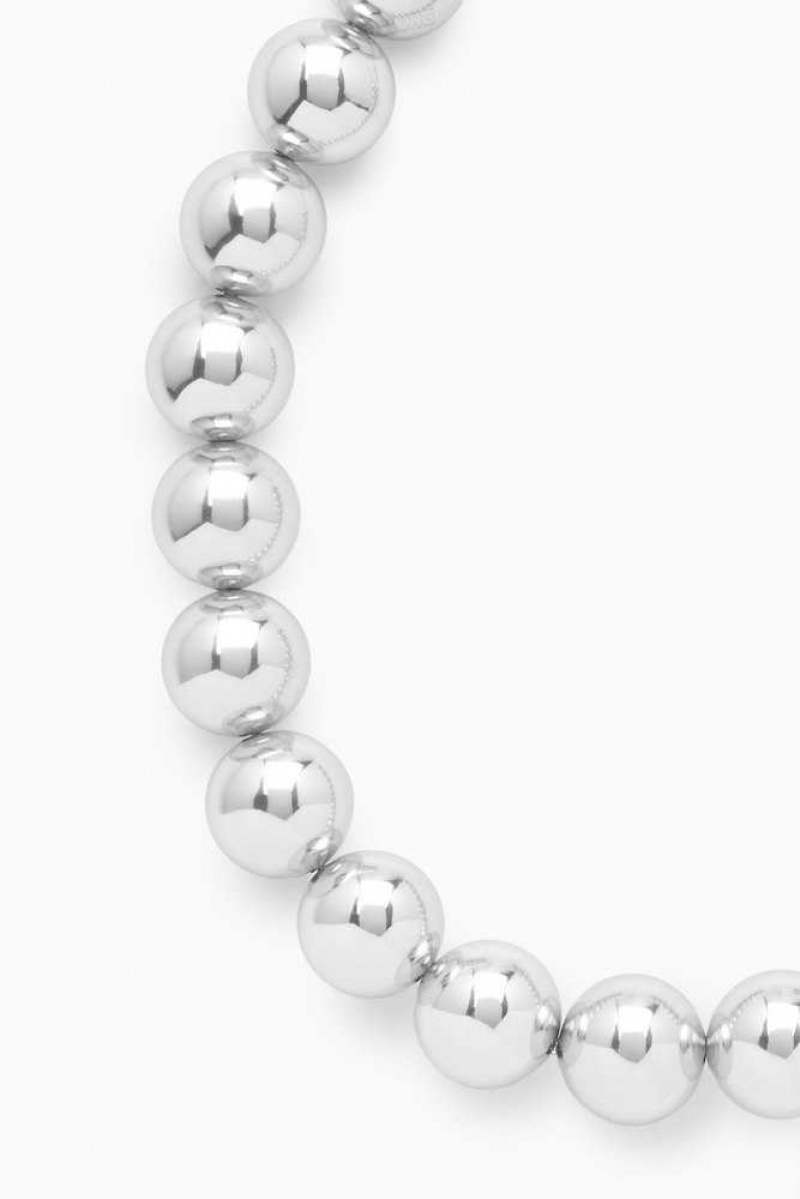 Women's COS Chunky Beaded Necklace | 8269ANLOZ