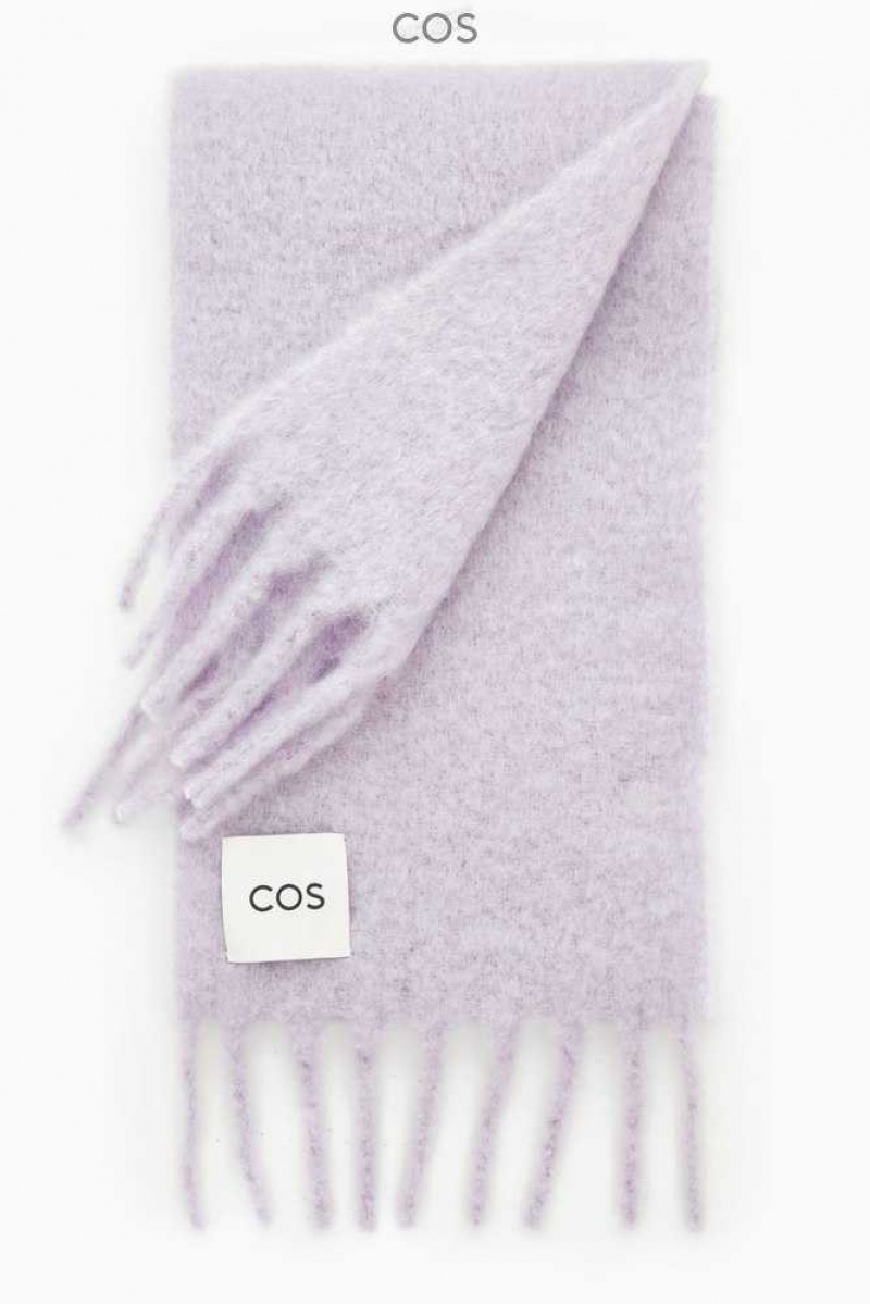 Women's COS Oversized Mohair-Blend Scarf | 8419PCBFK