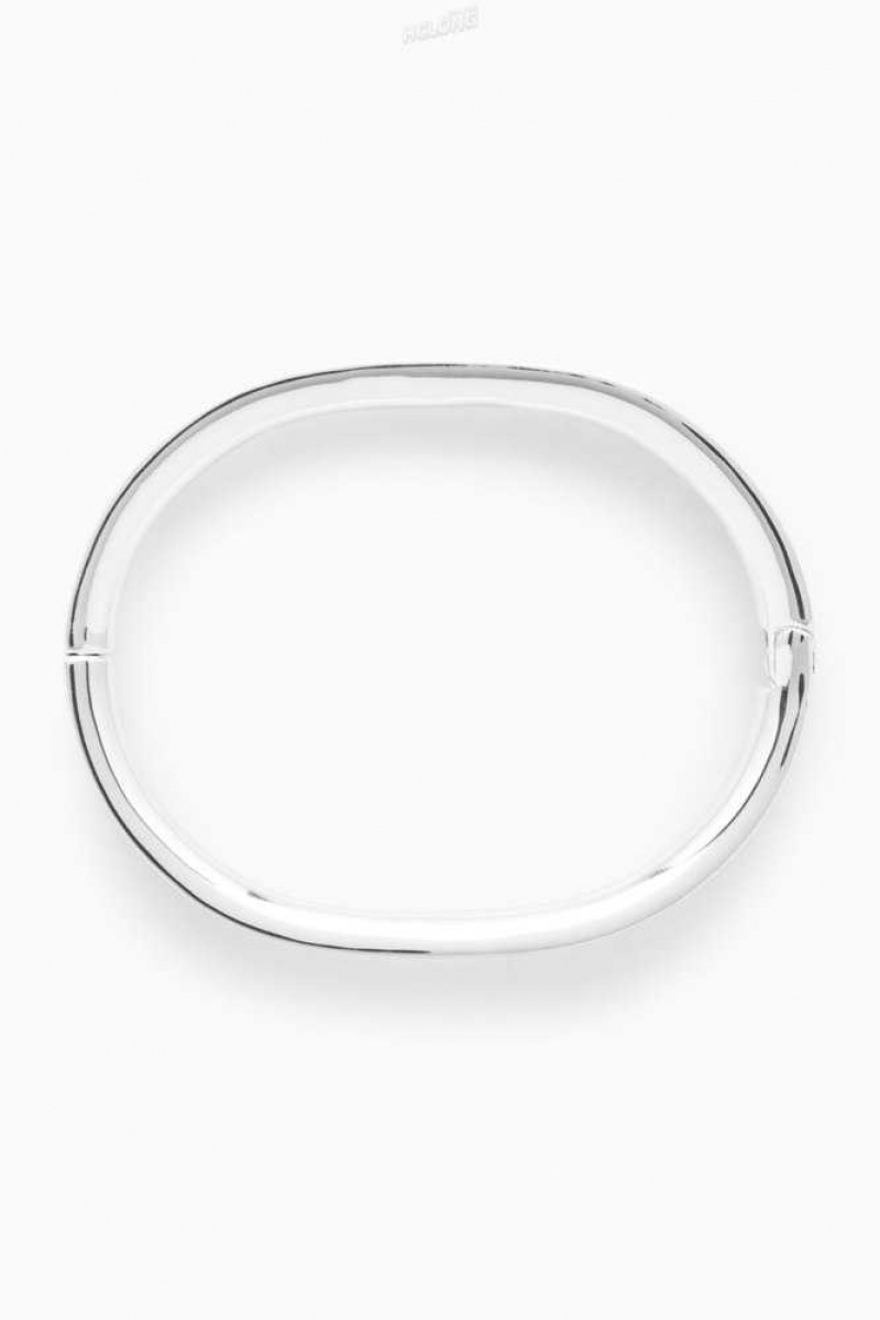 Women's COS Recycled Brass Hinged Bangle | 0157FKPVW