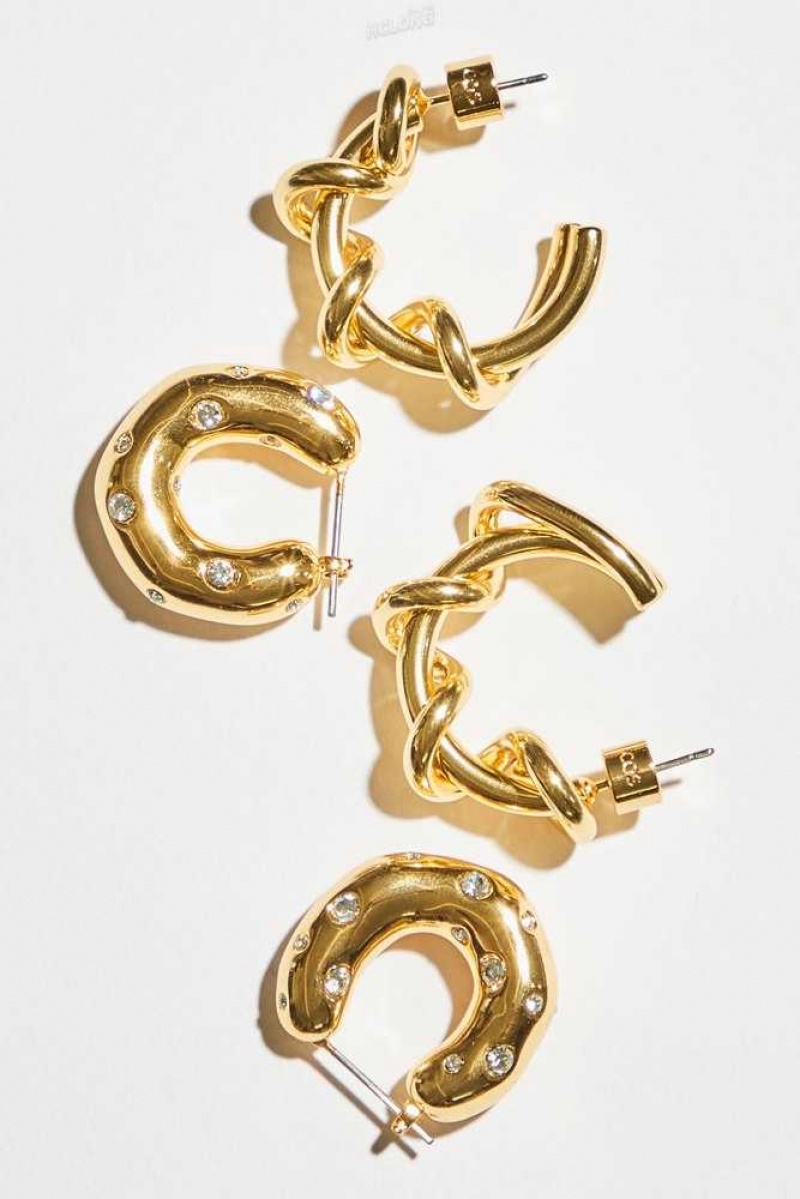 Women's COS Spiral Hoop Earrings | 0398IWVTU