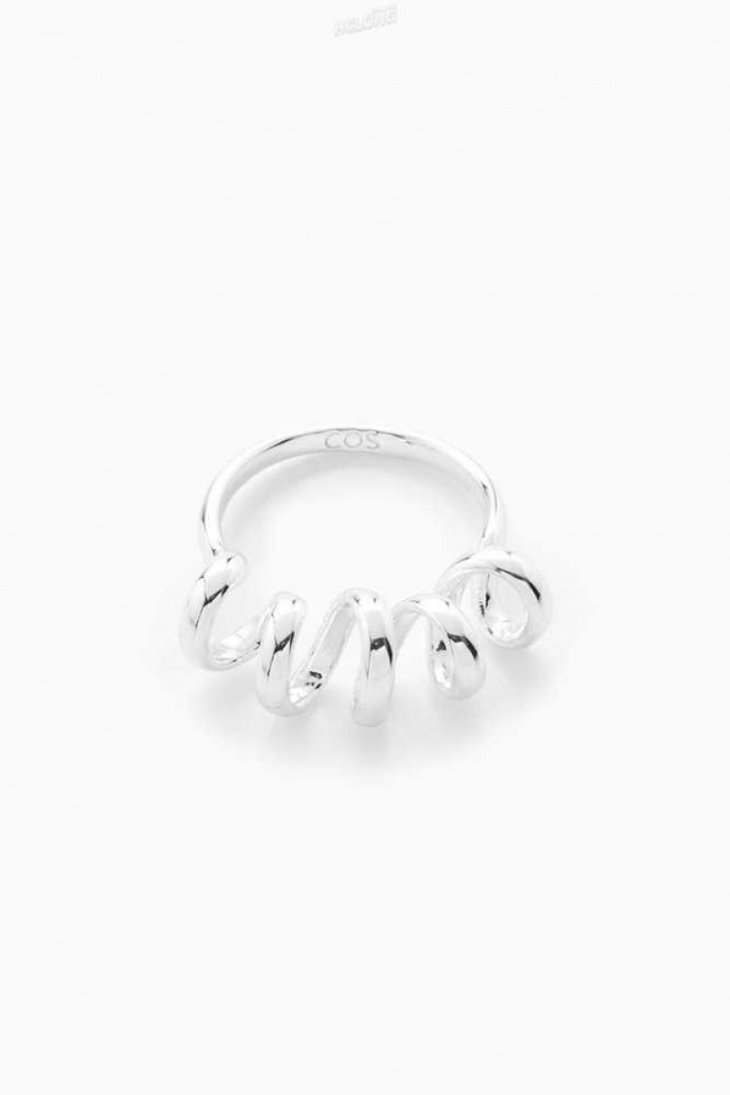 Women's COS Spiral Rings | 8612XFNCM