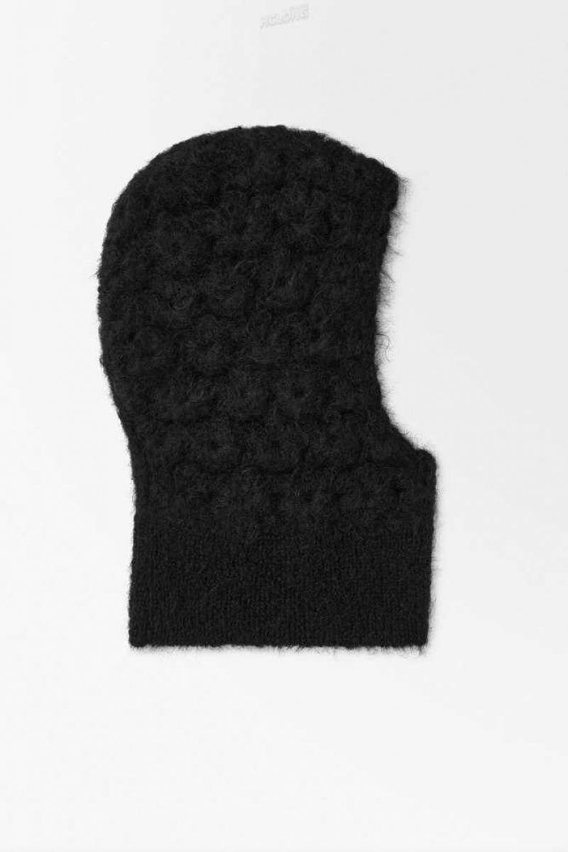 Women's COS The Crochet-Knit Balaclava Scarf | 5612RCSVW