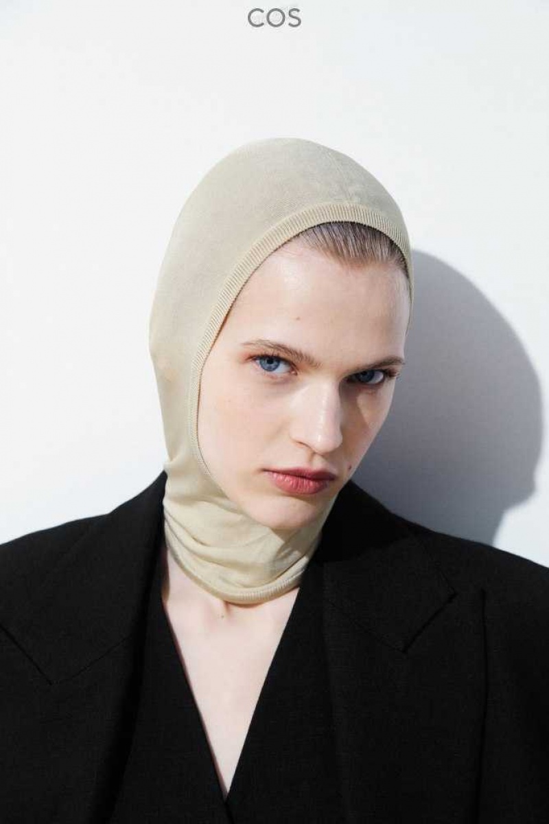 Women's COS The Knitted Balaclava Scarf | 1730FEXUL