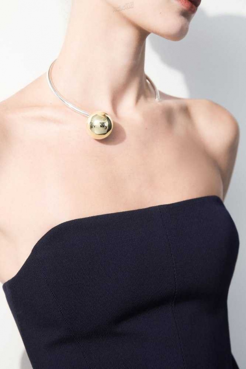 Women's COS The Sphere Necklace | 8921GWXLK