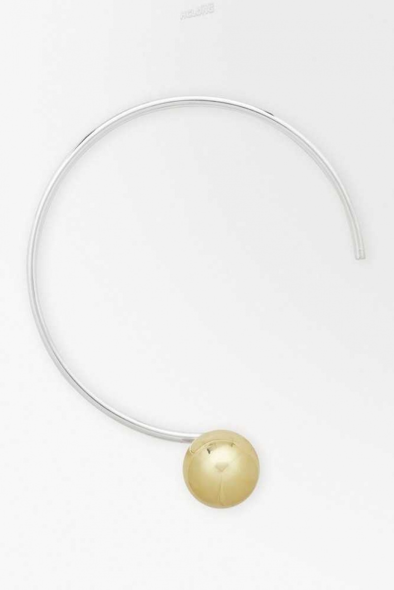 Women's COS The Sphere Necklace | 8921GWXLK